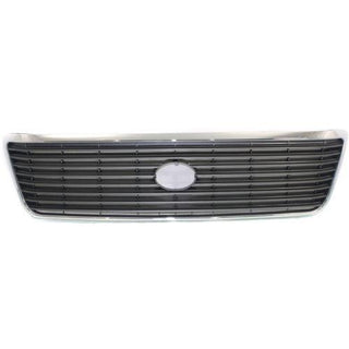 1998-2000 Volvo S400 Grille, Chrome Shell/gray Insert - Classic 2 Current Fabrication