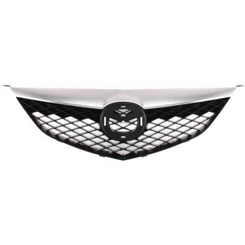 2003-2005 Mazda 6 Grille, Black, With Chrome Upper Bar - Classic 2 Current Fabrication