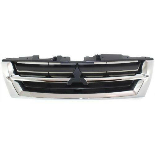 2001 Mitsubishi Montero Grille, Chrome Shell/Dark Gray.