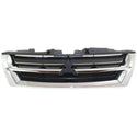 2001 Mitsubishi Montero Grille, Chrome Shell/Dark Gray.