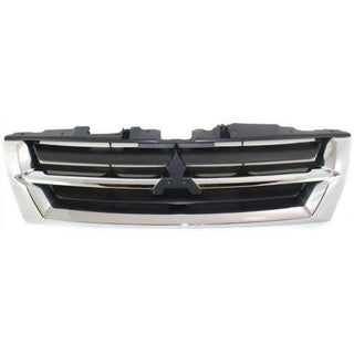 2001 Mitsubishi Montero Grille, Chrome Shell/Dark Gray.