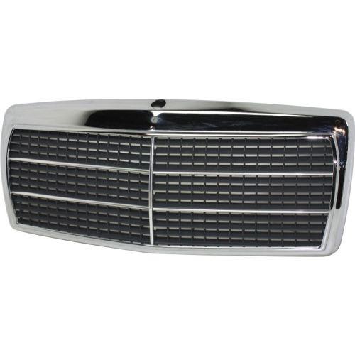 1984-1993 Mercedes 190E Grille, Chrome Shell/primed - Classic 2 Current Fabrication