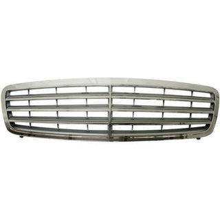 2005-2007 Mercedes C-Class Grille, Chrome/gray, Frame - Classic 2 Current Fabrication