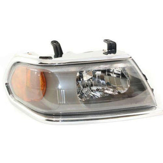 2000-2004 Mitsubishi Montero Sport Head Light RH, Assembly, Chrome.