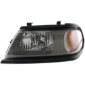 2000-2004 Mitsubishi Montero Sport Head Light LH, Assembly, Flat Black.