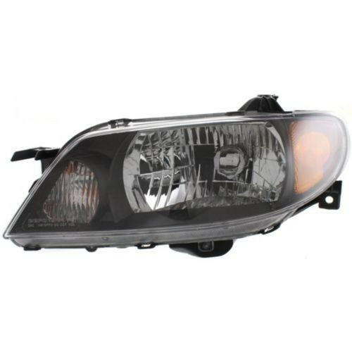 2001-2003 Mazda Protege Head Light LH, Assembly, Metal Coat Bezel, Sedan.