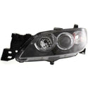 2004-2009 Mazda 3 Head Light LH, Lens And Housing, Halogen, Sedan - Capa.