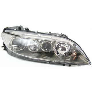 2003-2005 Mazda 6 Head Light RH, Lens And Housing, With Out Fog Lamps.