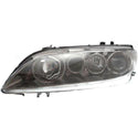 2003-2005 Mazda 6 Head Light LH, Lens And Housing, w/Fog Lamps, Standard.