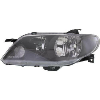 2002-2003 Mazda Protege5 Head Light LH, Lens And Housing, Metal Coat Bezel.
