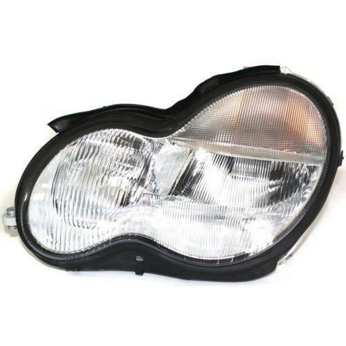 2001-2004 Mercedes-Benz C-class Head Light LH, Halogen, Sedan/Wagon.