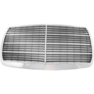 1977-1983 Mercedes 240d Grille, Chrome Shell/gray - Classic 2 Current Fabrication
