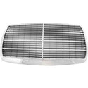 1977-1983 Mercedes 240d Grille, Chrome Shell/gray.