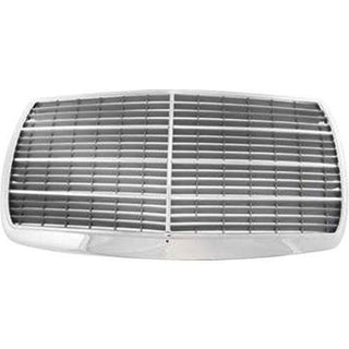 1977-1983 Mercedes 240d Grille, Chrome Shell/gray.