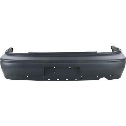 2002-2003 Mitsubishi Lancer Rear Bumper Cover, Primed, w/Spoiler Hole, Sedan.