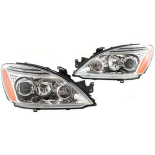 2004-2007 Mitsubishi Lancer Projector Head Light Set, Assembly Interior.