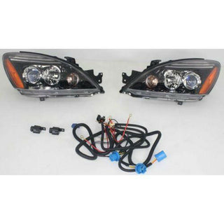 2004-2007 Mitsubishi Lancer Projector Head Light, Assembly, Set Of 2.