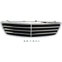 2005-2008 Mercedes C-Class Grille, Chrome Shell/Black - Classic 2 Current Fabrication