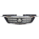 2000-2001 Mazda Mpv Grille, Chrome Shell/gray Insert.