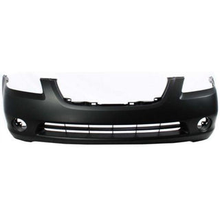 2002-2004 Nissan Altima Front Bumper Cover, Primed, w/Fog Lamp Hole-Capa - Classic 2 Current Fabrication