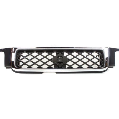 1999-2001 Nissan Pathfinder Grille, Chrome Shell/Dark Gray Insert - Classic 2 Current Fabrication