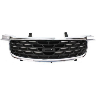 2000-2003 Nissan Sentra Grille, Chrome Shell/Black Insert - Classic 2 Current Fabrication