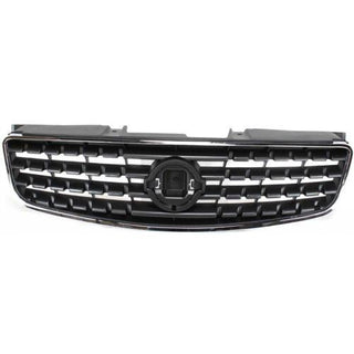 2005-2006 Nissan Altima Grille, Chrome Shell/Dark Gray - Classic 2 Current Fabrication