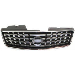 2007-2008 Nissan Sentra Grille, Chrome Shell/Black - Classic 2 Current Fabrication