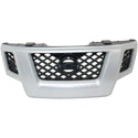 2009-2013 Nissan Xterra Grille, Silver Shell/Dark Gray - Classic 2 Current Fabrication