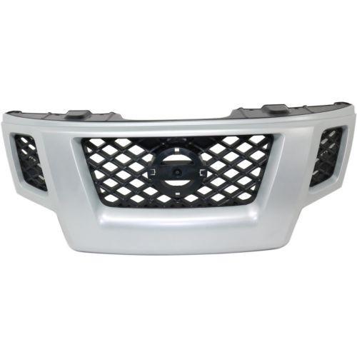 2009-2013 Nissan Xterra Grille, Silver Shell/Dark Gray - Classic 2 Current Fabrication