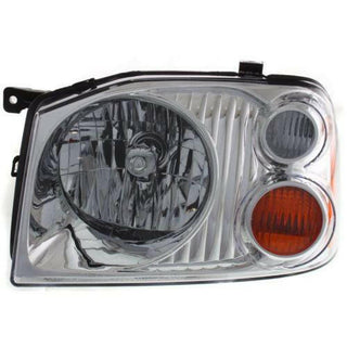 2001-2004 Nissan Frontier Head Light LH, Assembly, Base/XE Models.