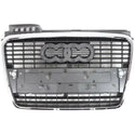 2005-2009 Audi S4 Grille, Chrome Shell/primde Insert.