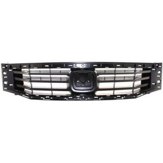 2008-2010 Honda Accord Grille, Insert, Black, Sedan (CAPA).