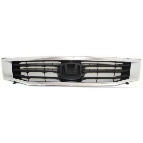 2008-2010 Honda Accord Grille, Chrome Shell/Black - Classic 2 Current Fabrication