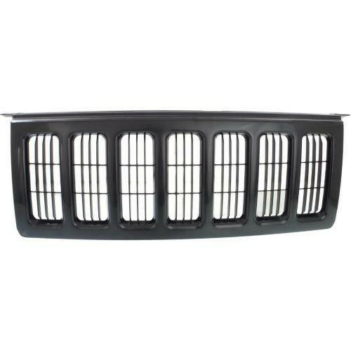 2006-2010 Jeep Commander Grille, Painted-Black.