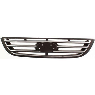 2007 Kia Spectra Grille, Chrome Shell/Black Insert - Classic 2 Current Fabrication