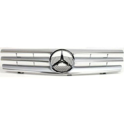 1990-1999 Mercedes SL-Class Grille, Silver.