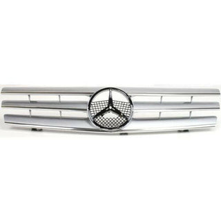 1990-1999 Mercedes SL-Class Grille, Silver.