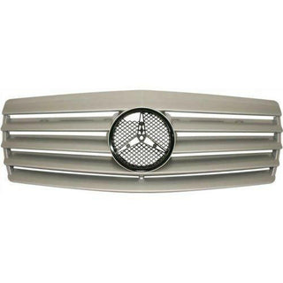 1992-1999 Mercedes S-class Grille, Insert, Silver.