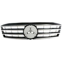 2001-2004 Mercedes C-Class Grille, Plastic, Black.