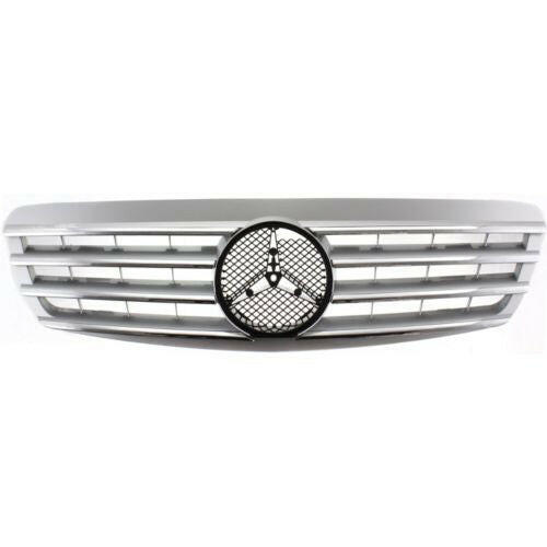 2000-2002 Mercedes S-class Grille, Insert, Silver.