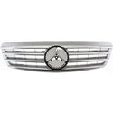 2000-2002 Mercedes S-class Grille, Insert, Silver.