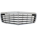 2007-2008 Mercedes E-class Grille, Chrome Shell/Black.