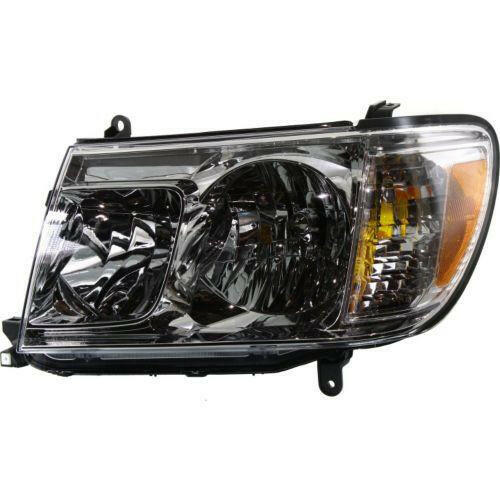 2006-2007 Toyota Land Cruiser Head Light LH, Lens And Housing.