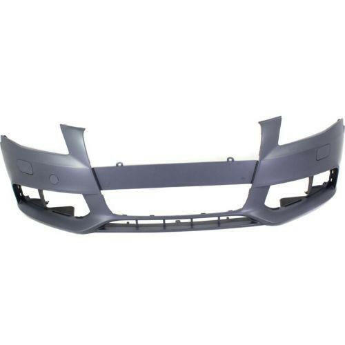 2009-2012 Audi A4 Front Bumper Cover, Primed, W/Headlamp Washer.
