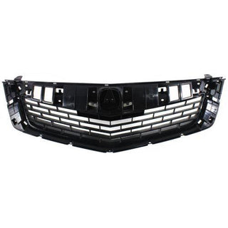 2009-2010 Acura TSX Grille, Painted-Black - Classic 2 Current Fabrication