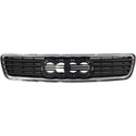 1999-2002 Audi A4 Grille, Hood Mount, Chrome Shell - Classic 2 Current Fabrication
