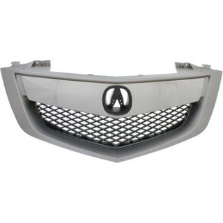 2010-2013 Acura MDX Grille - With Upper Bar (Silver) - Classic 2 Current Fabrication