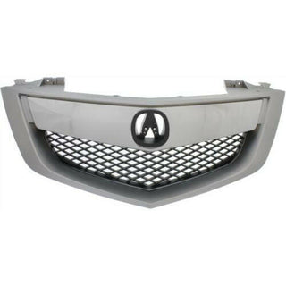2010-2013 Acura MDX Grille - With Upper Bar (Silver).
