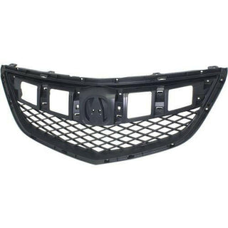 2013-2015 Acura Rdx Grille, Dark Gray, With Upper Bar (CAPA).